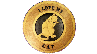 I Love My Cat Plaque 1