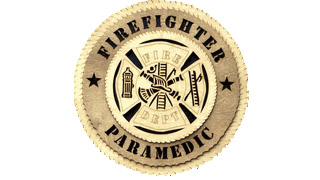 Fireman Plaque