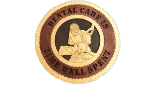 Male Dentist Plaque